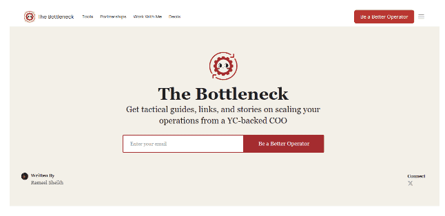 Bottleneck.io Newsletter Review 2024: Best Email Newsletter for COOs?